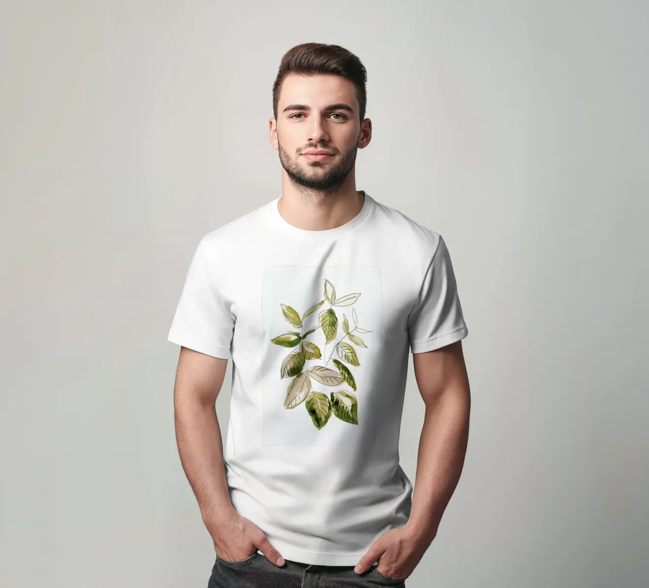 Leaves 02 t-shirt da Farina Kuklinski