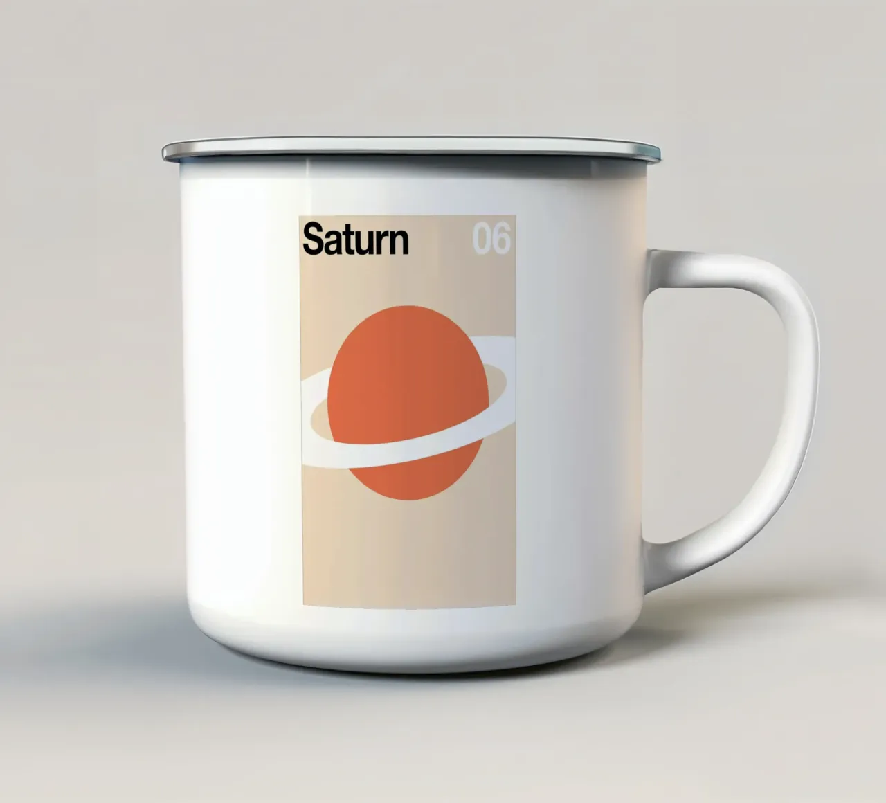 Saturn 06 tazza in smalto da Florent Bodart