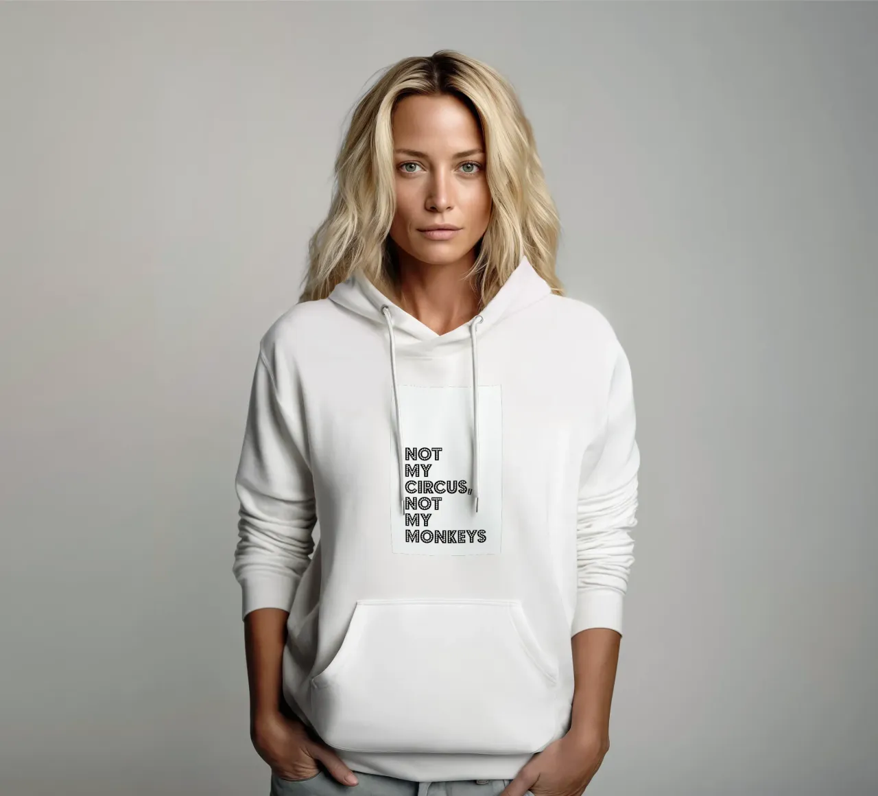 Not My Circus, Not My Monkeys felpa con cappuccio da The Native State