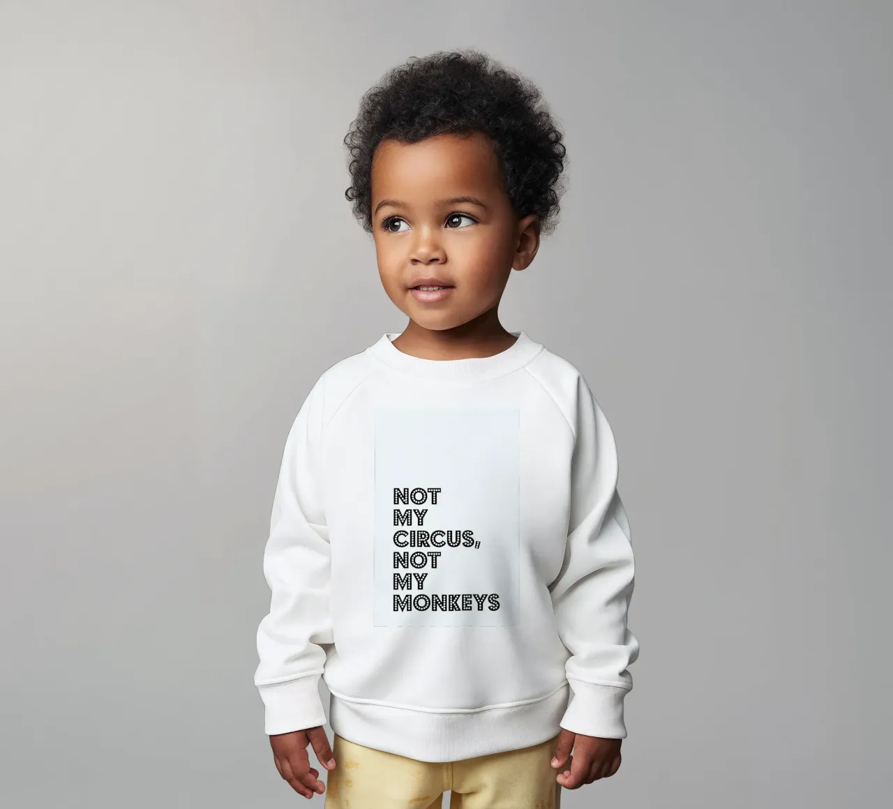 Not My Circus, Not My Monkeys sweat pour bébé de The Native State