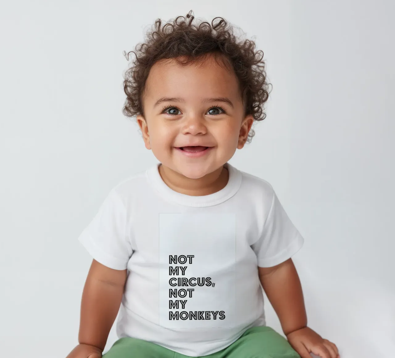 Not My Circus, Not My Monkeys maglietta neonato da The Native State