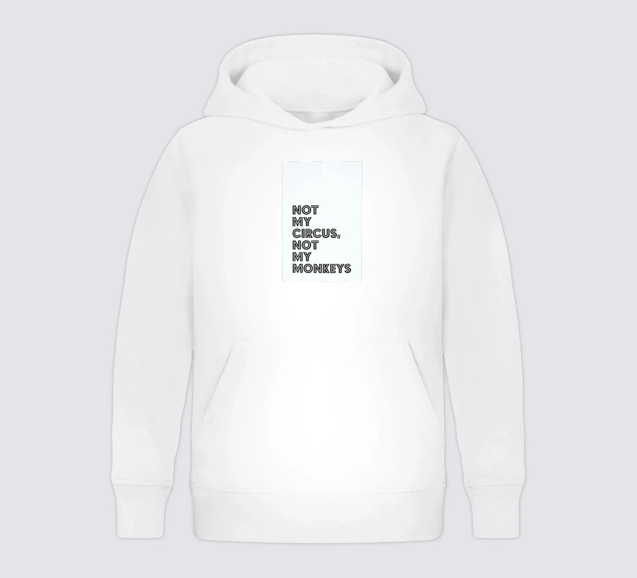 Not My Circus, Not My Monkeys felpa bambino con cappuccio da The Native State