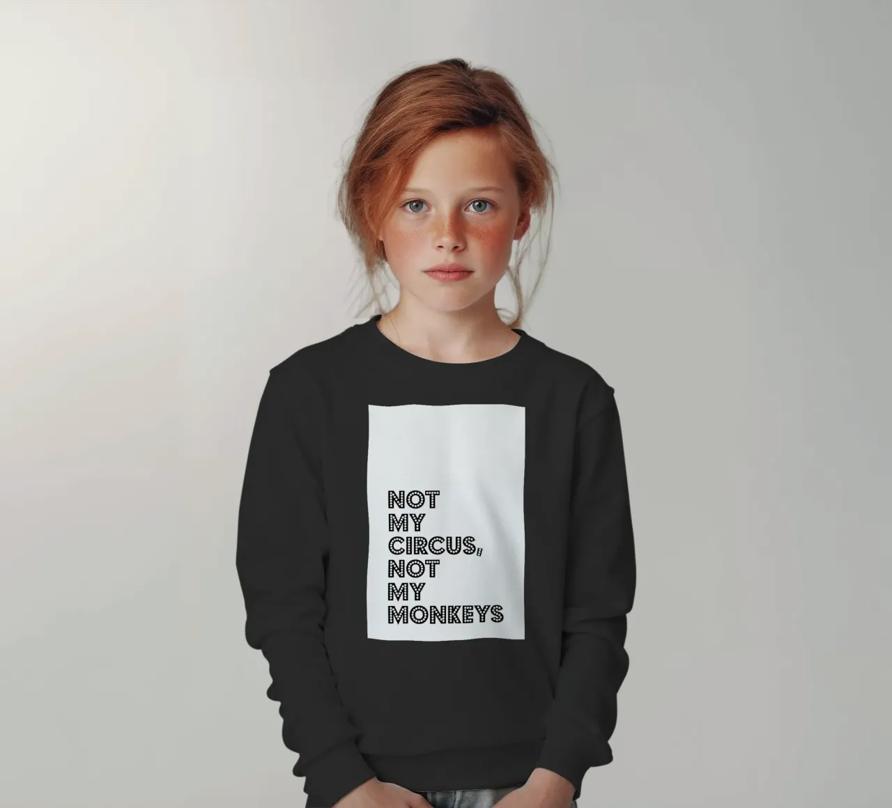 Not My Circus, Not My Monkeys felpa bambino da The Native State