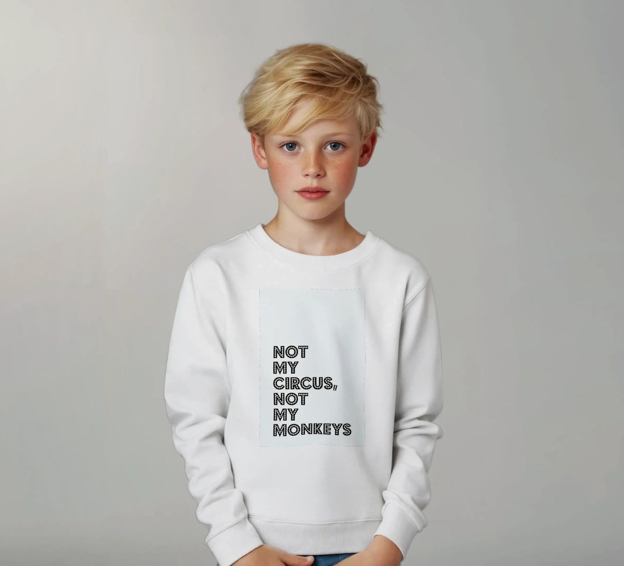 Not My Circus, Not My Monkeys felpa bambino da The Native State