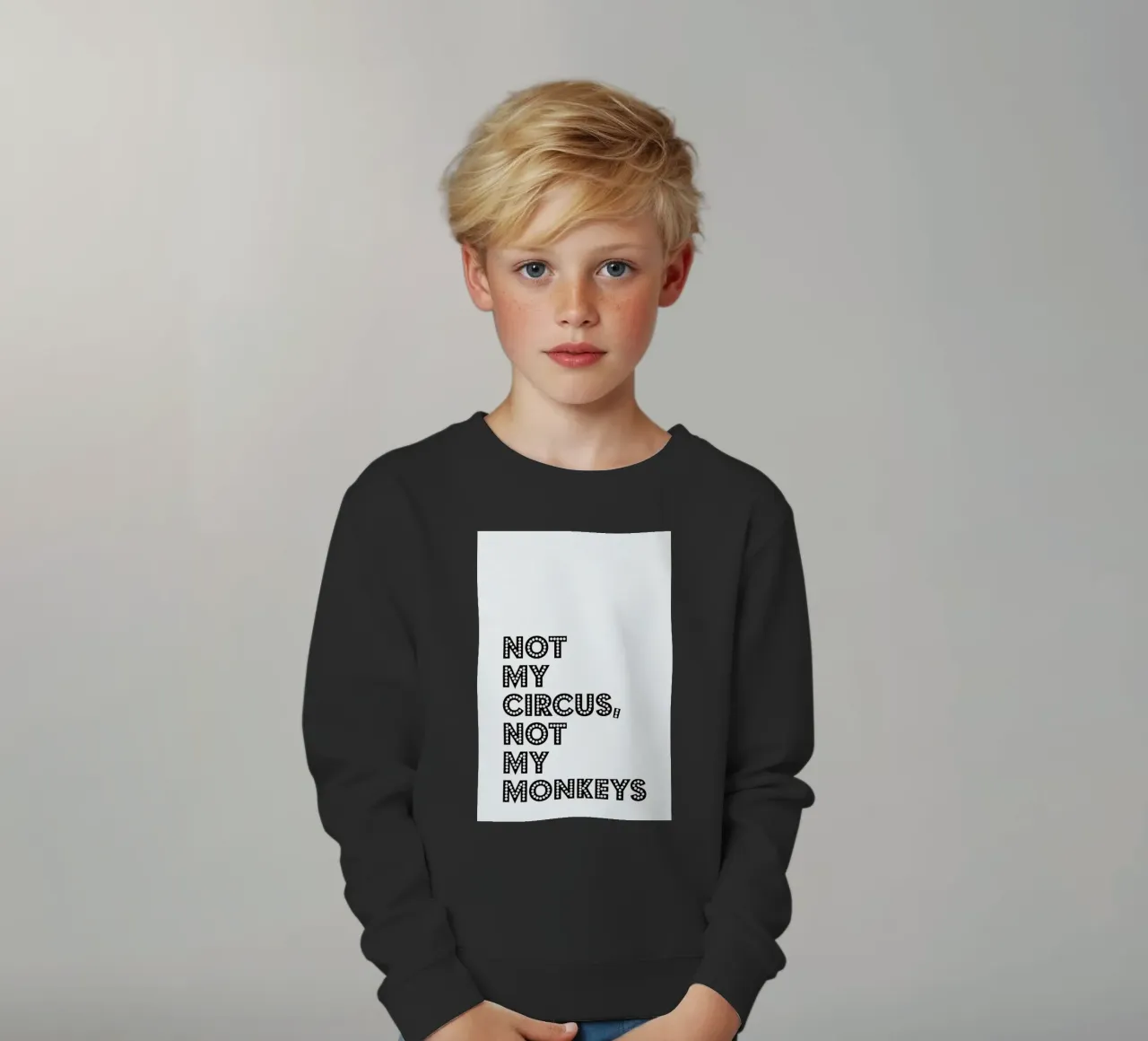 Not My Circus, Not My Monkeys felpa bambino da The Native State