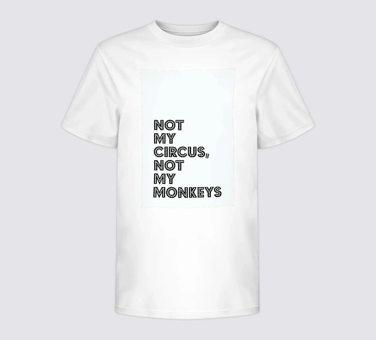 Not My Circus, Not My Monkeys t-shirt bambini da The Native State
