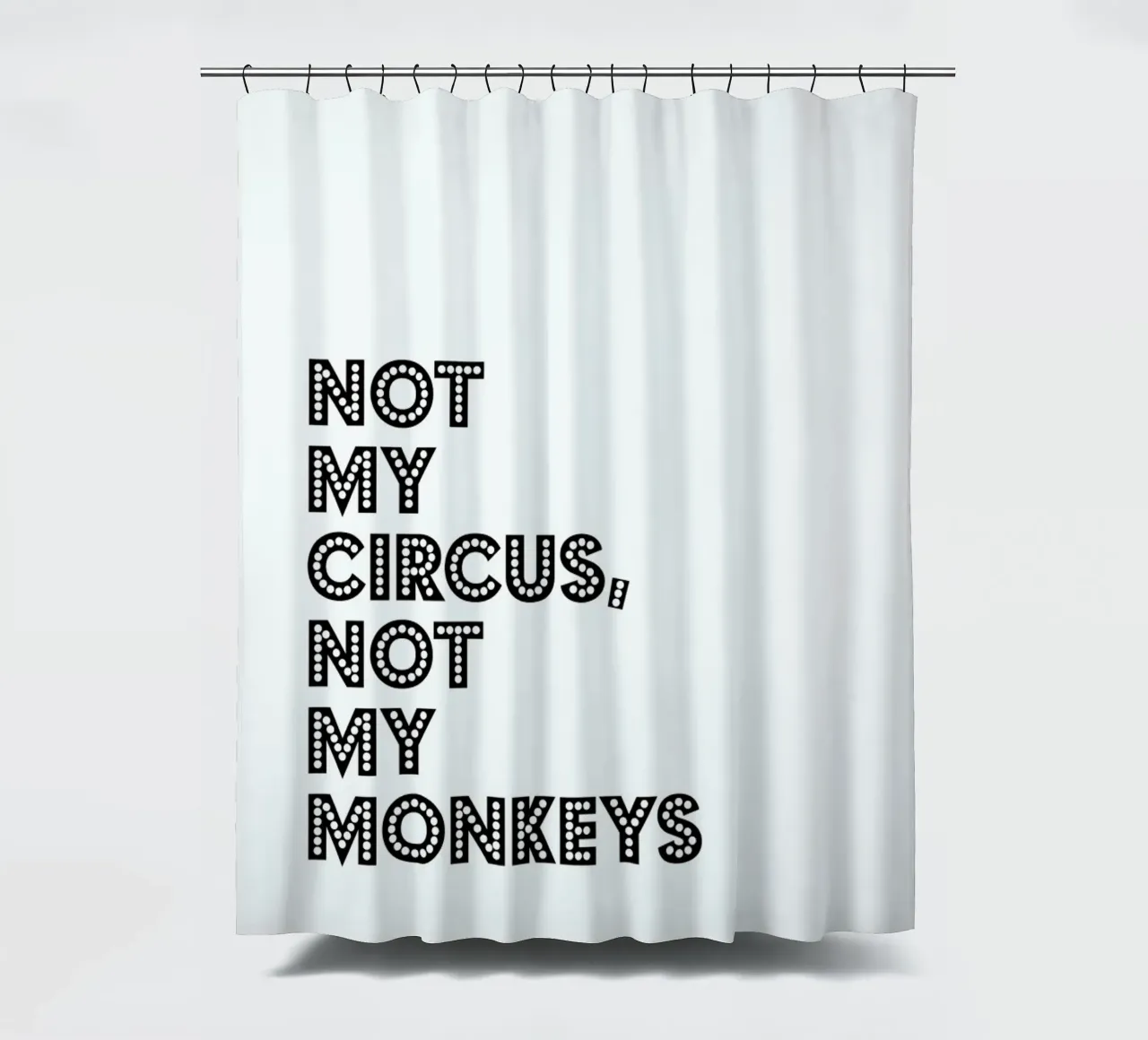 Not My Circus, Not My Monkeys cortina de baño de The Native State