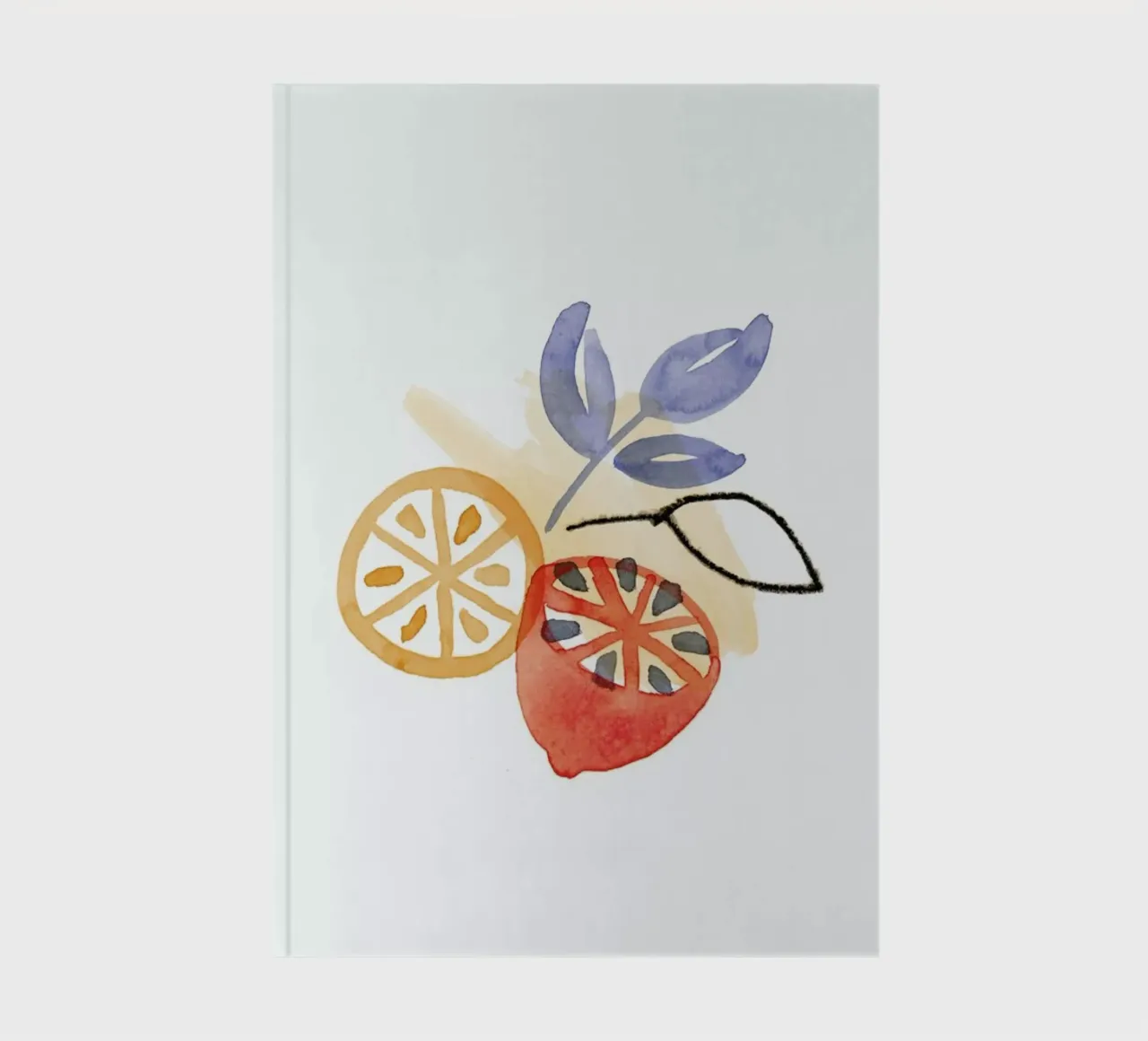 Lemons 1 notebook by Farina Kuklinski