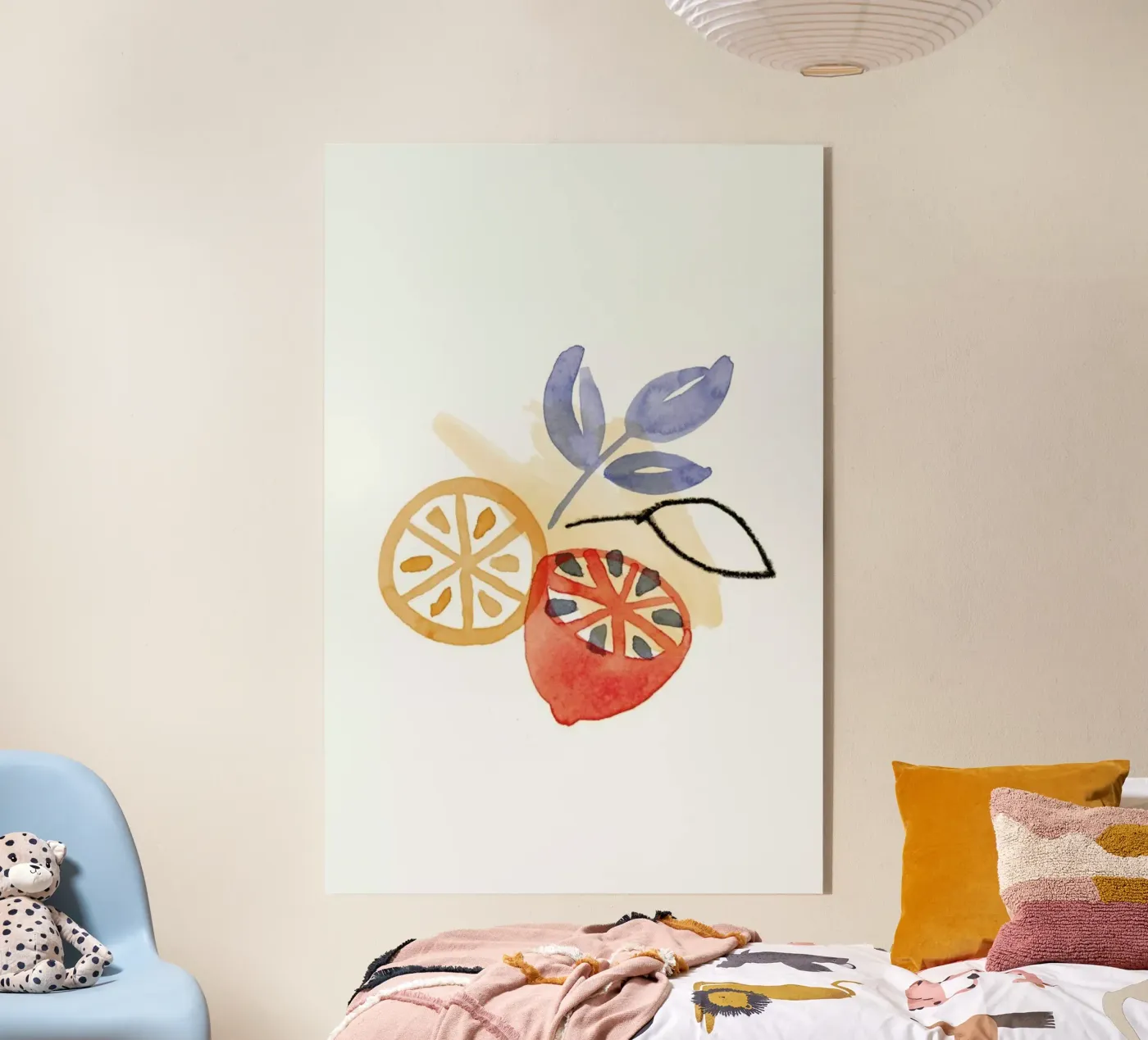 Lemons 1 Acryl-Glas von Farina Kuklinski