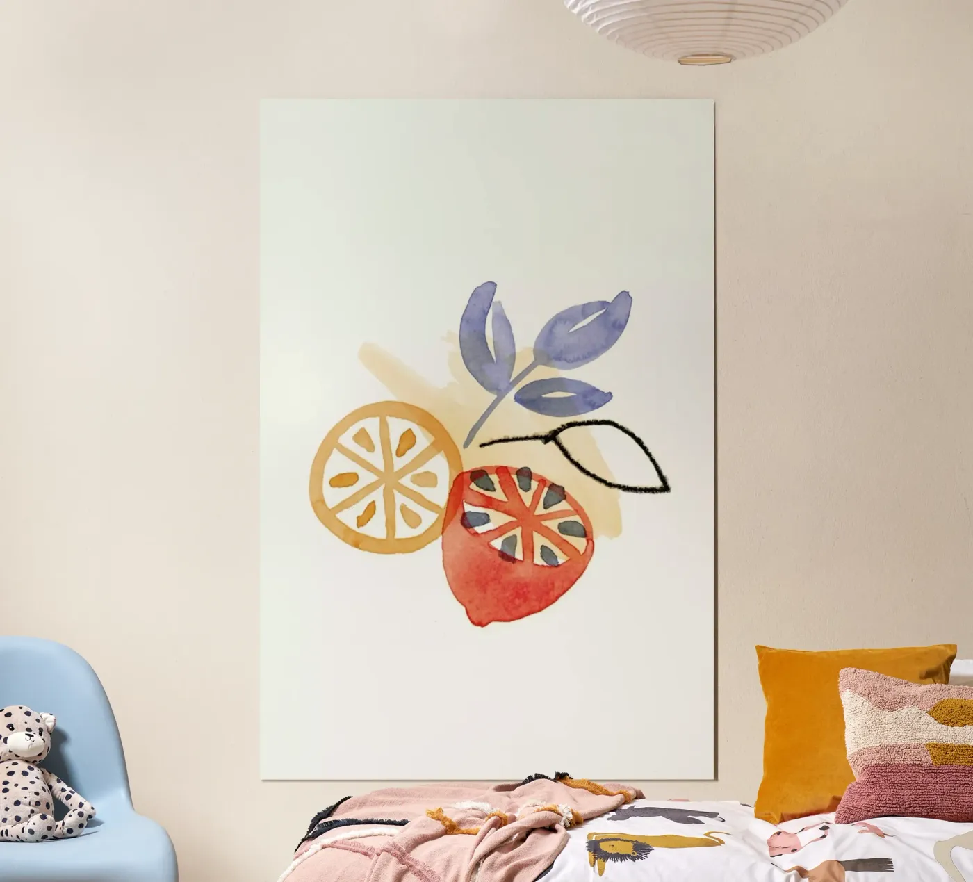 Lemons 1 poster van Farina Kuklinski