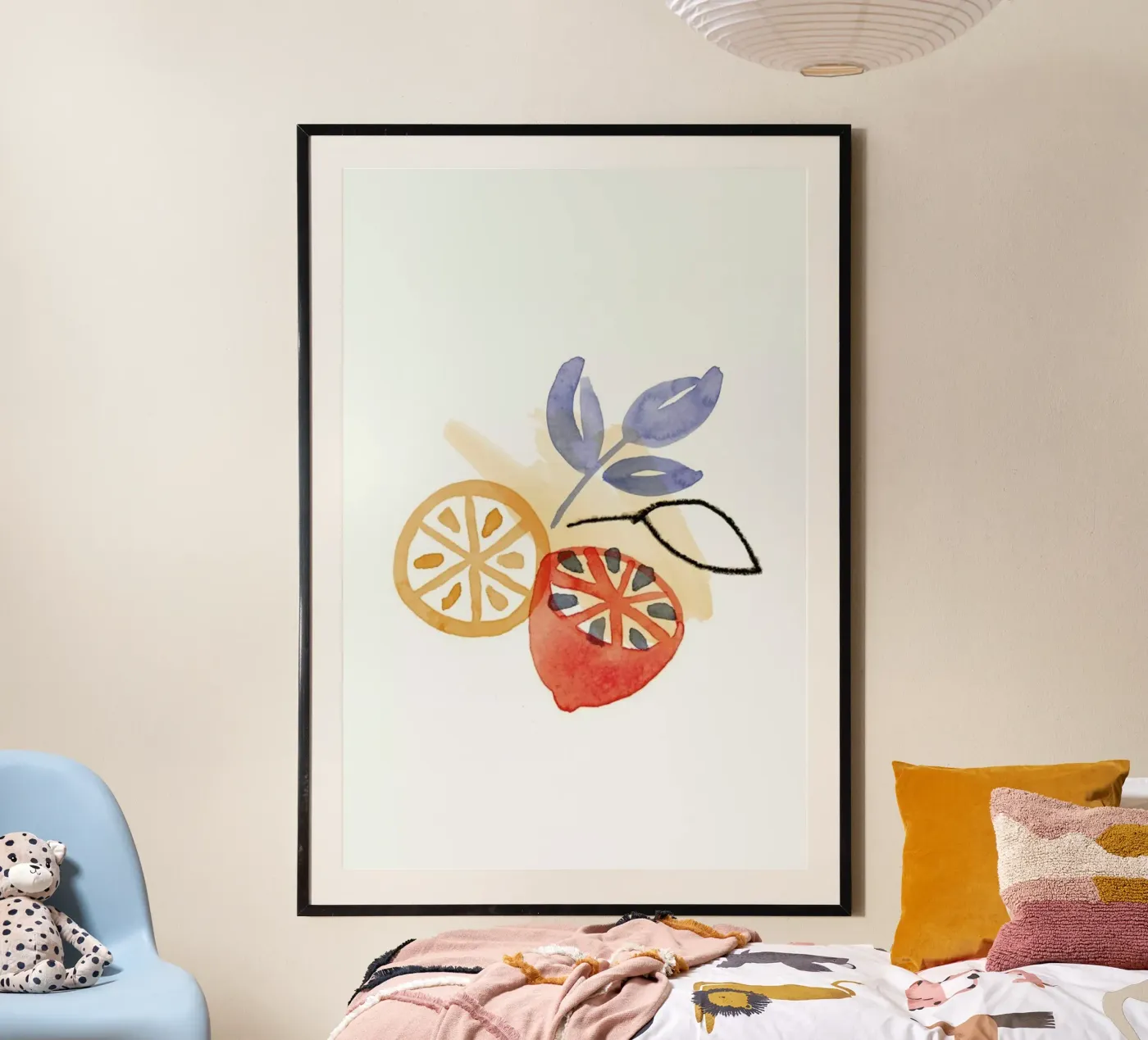 Lemons 1 poster van Farina Kuklinski