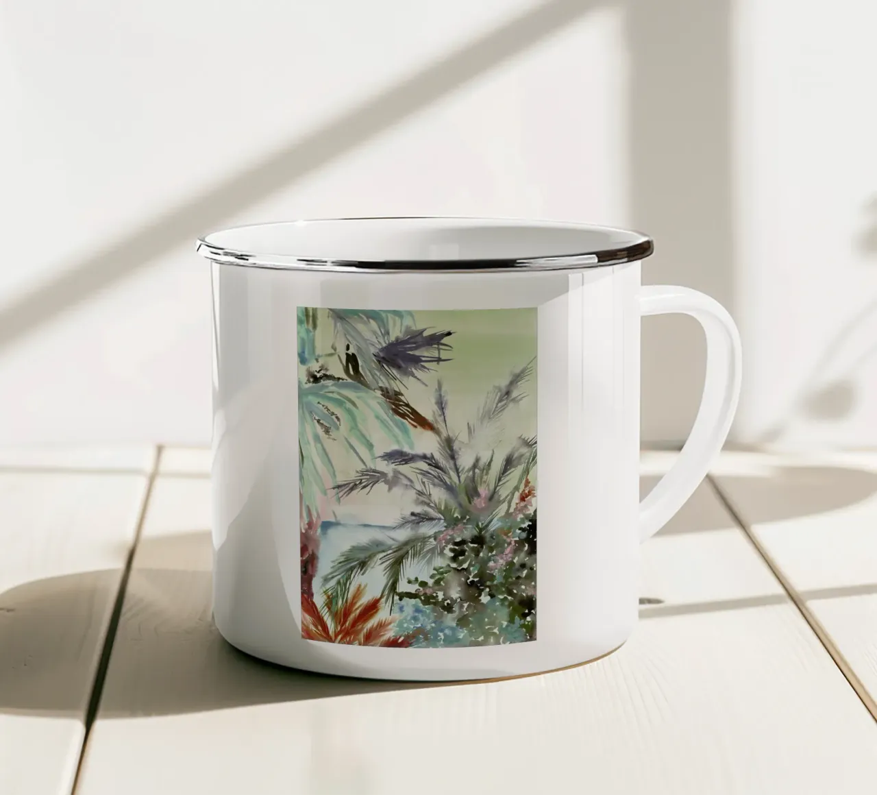 The Tropics tazza in smalto da Victoria Verbaan