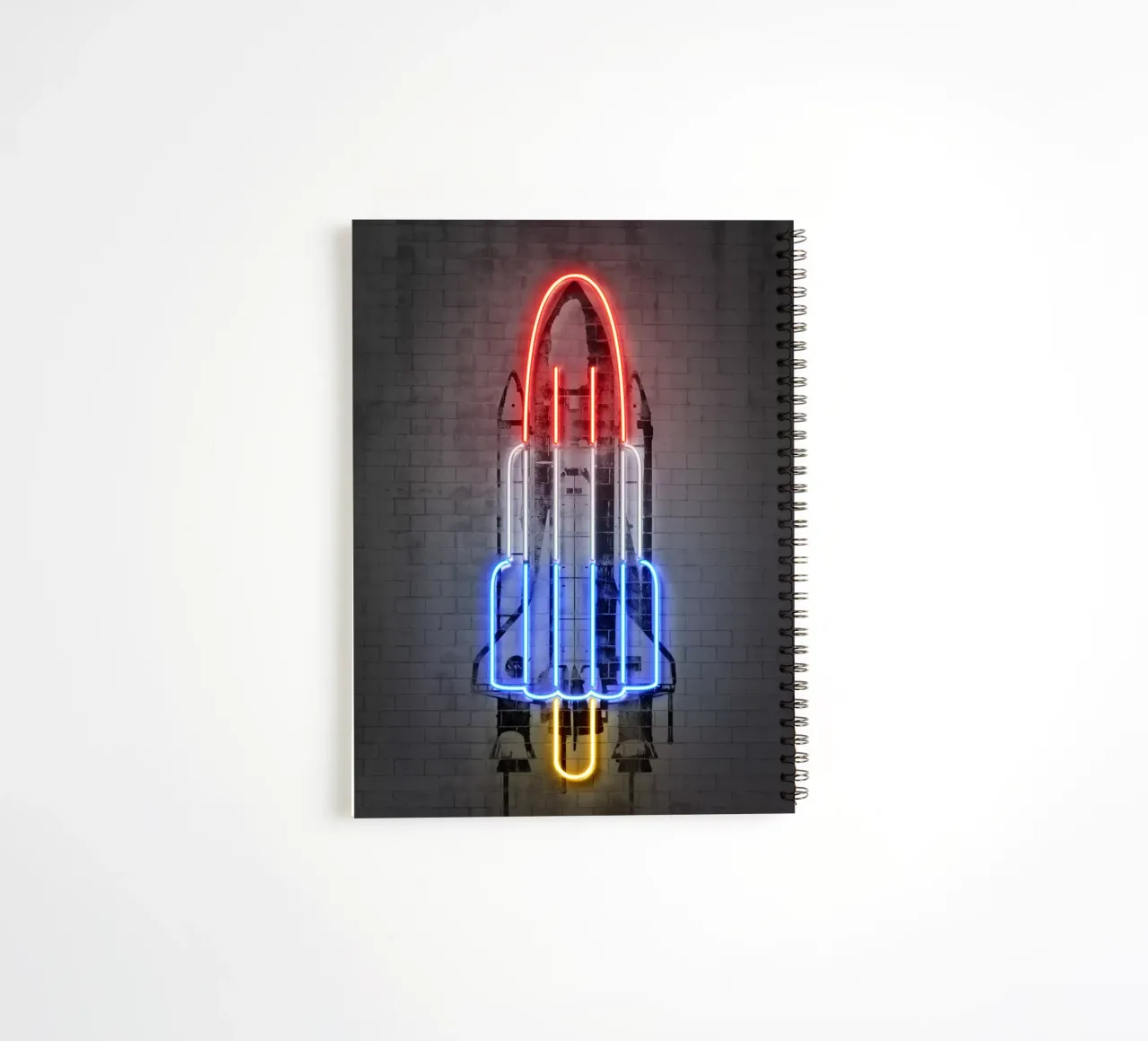 Rocket spiral notebook by Octavian