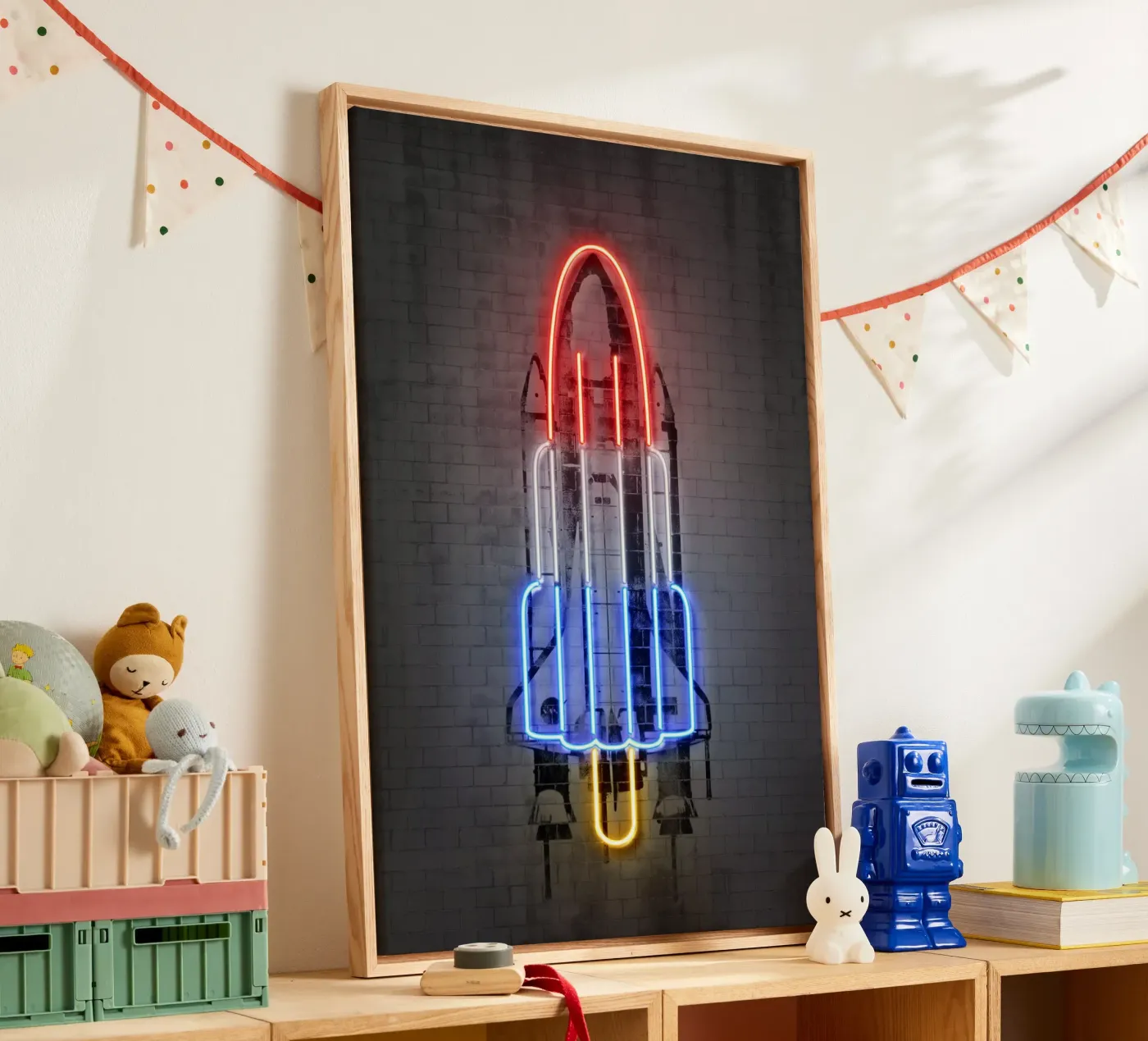 Rocket Leinwand von Octavian