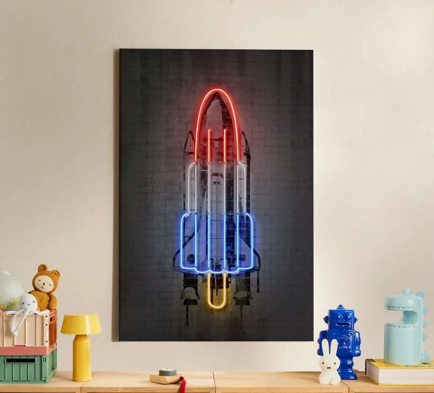 Rocket Leinwand von Octavian