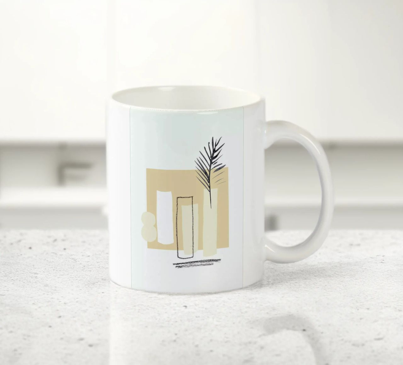 Plants in Vases 03 tazza in ceramica da Farina Kuklinski