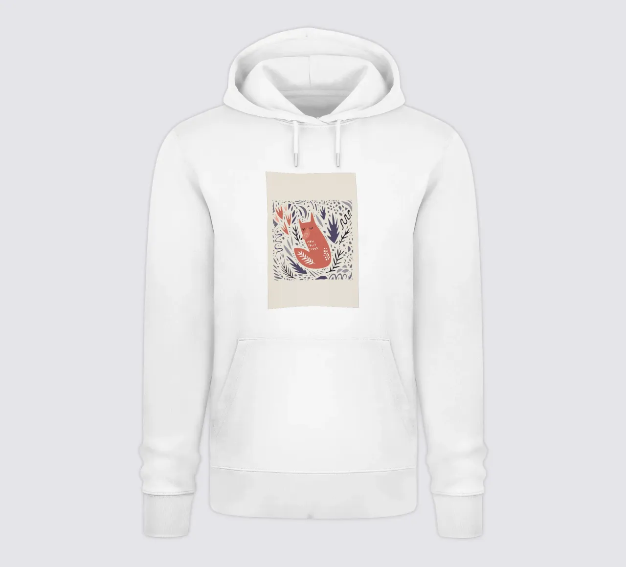 Hibernating Fox felpa con cappuccio da Little Flourishes