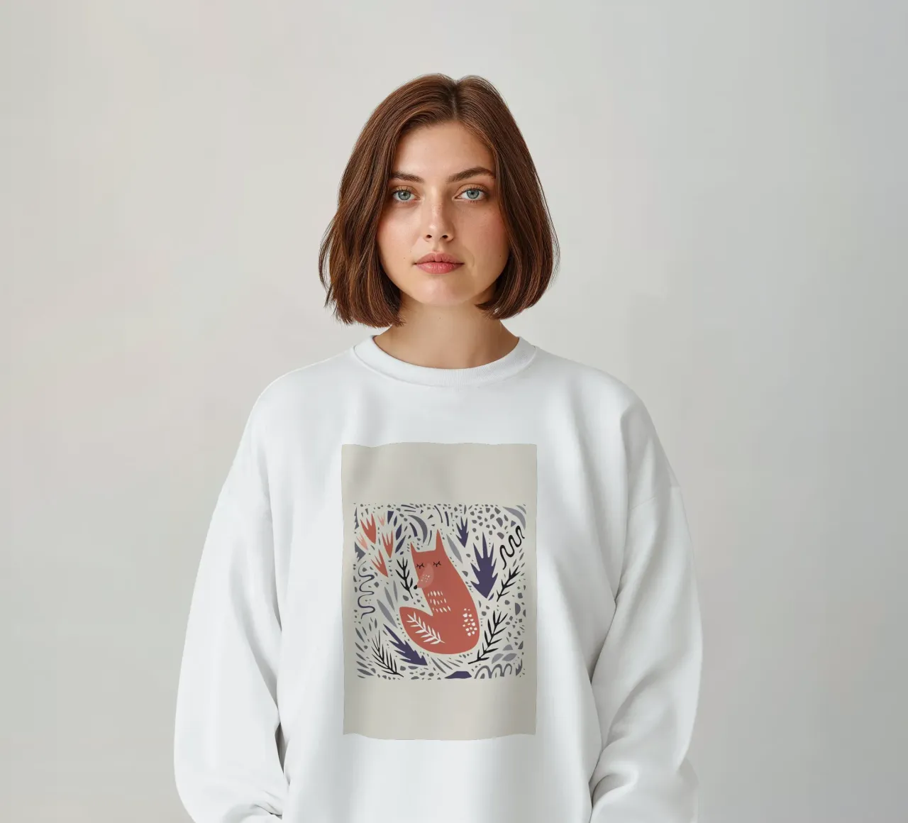 Hibernating Fox Sweatshirt von Little Flourishes