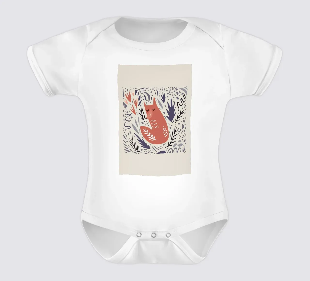 Hibernating Fox body de bebé de Little Flourishes