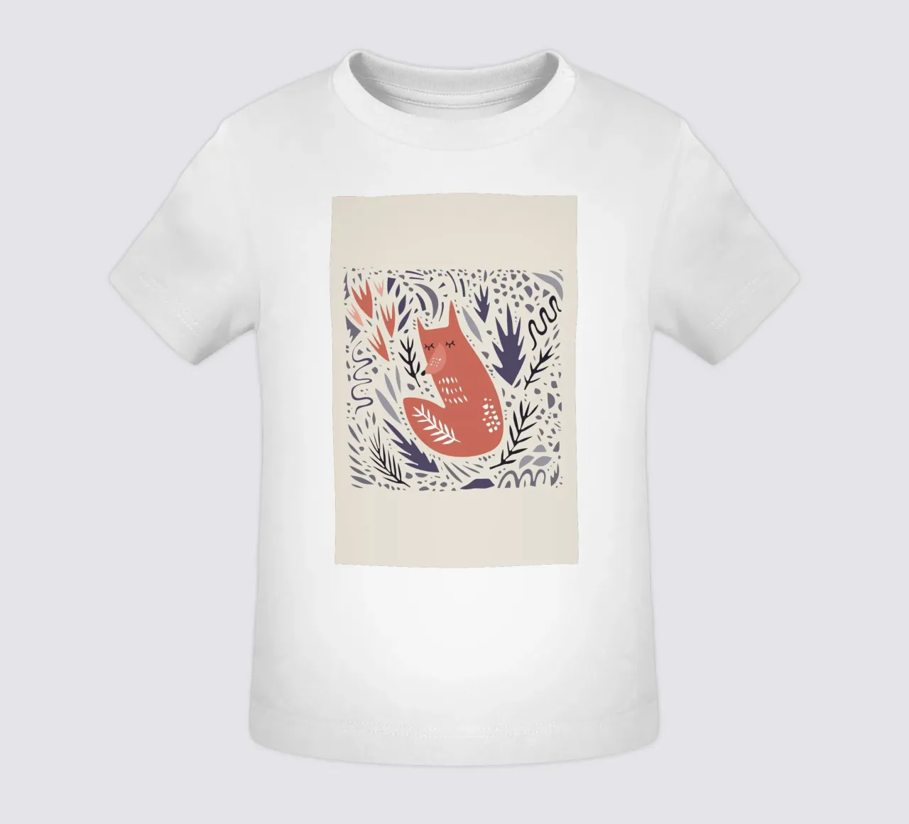 Hibernating Fox maglietta neonato da Little Flourishes