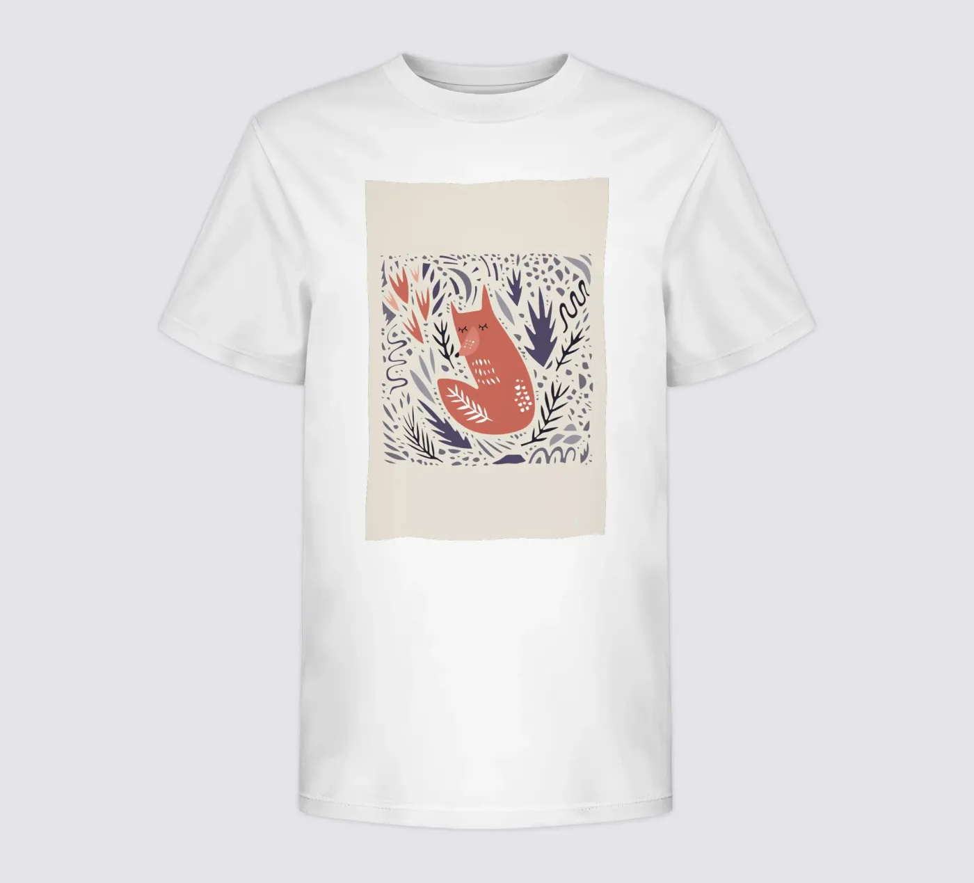 Hibernating Fox t-shirt bambini da Little Flourishes