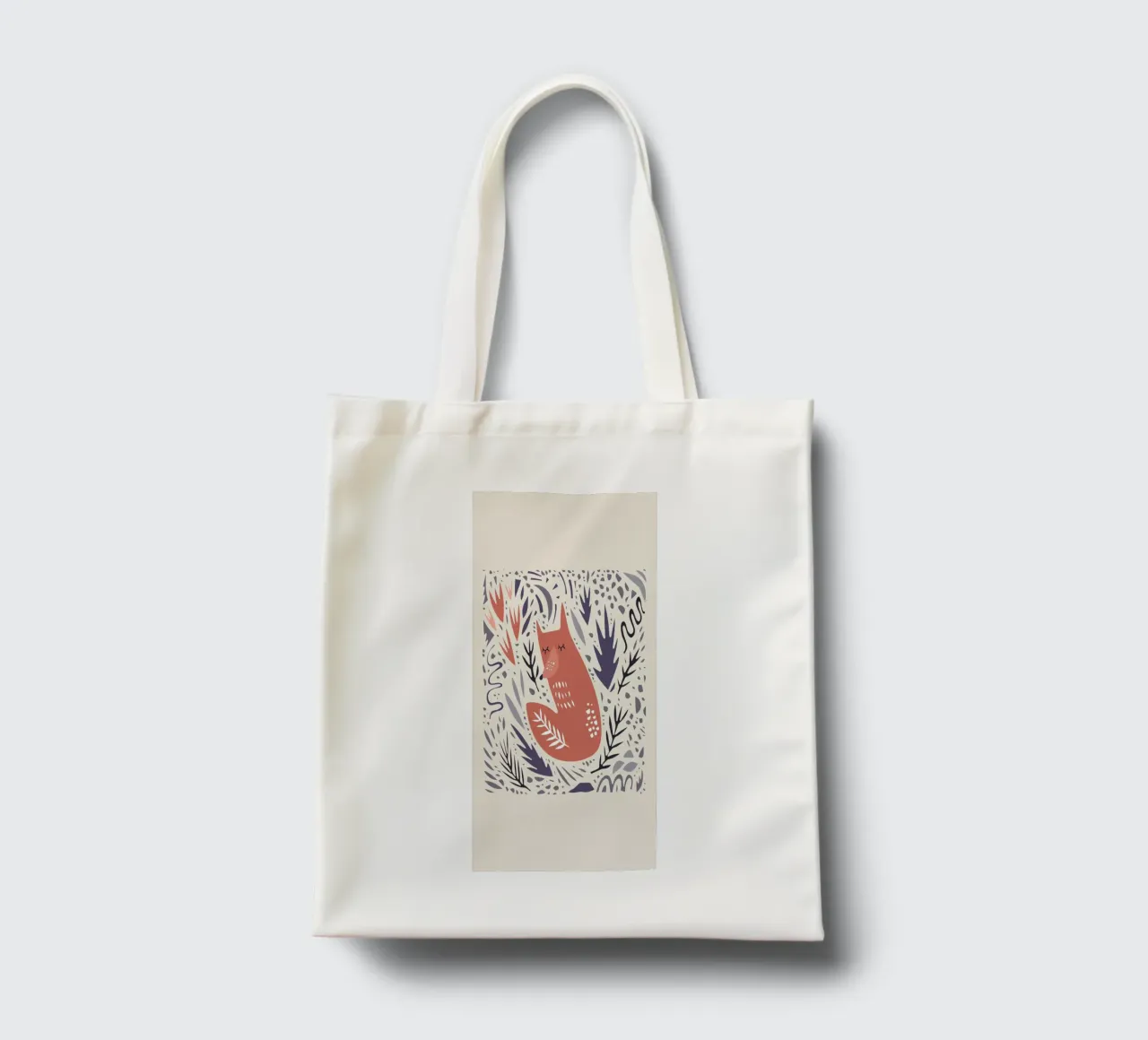 Hibernating Fox borsa in juta da Little Flourishes