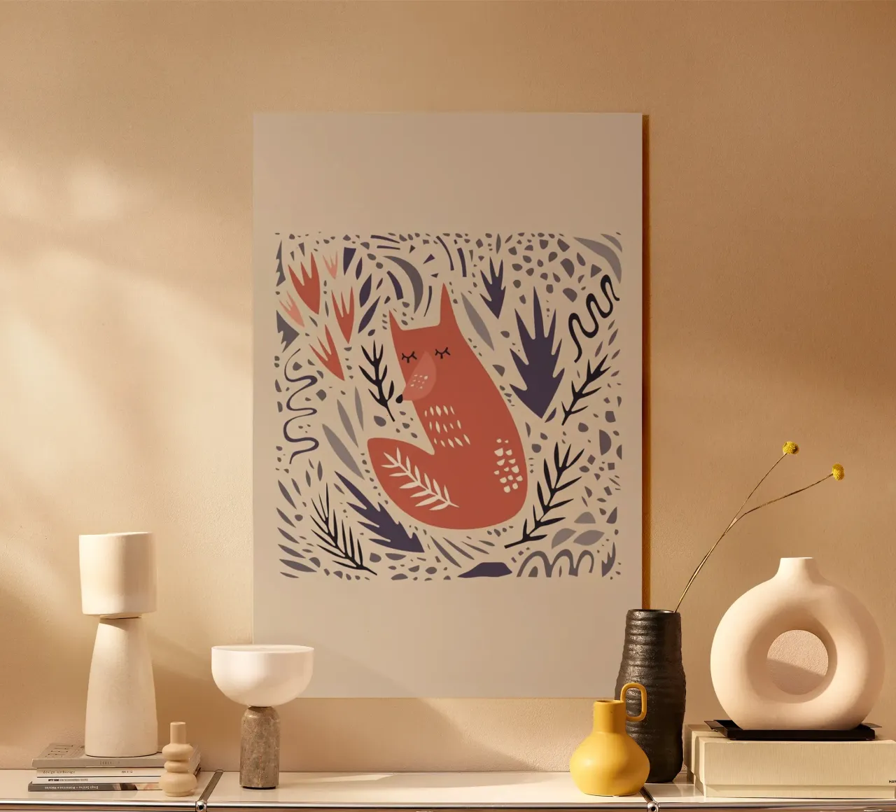 Hibernating Fox plexiglass da Little Flourishes