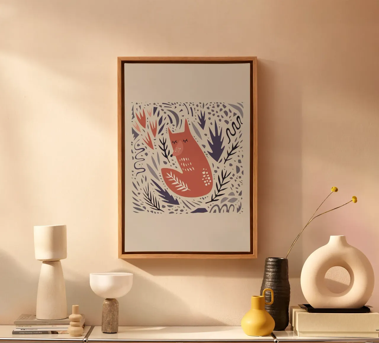 Hibernating Fox tela da Little Flourishes