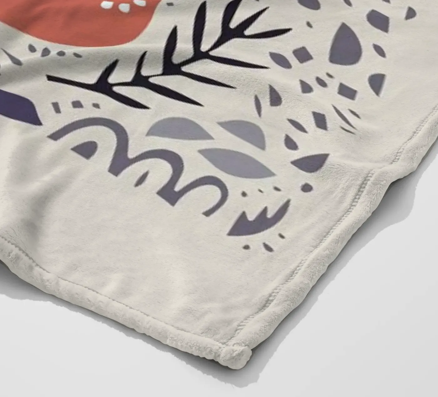 Hibernating Fox fleecedeken van Little Flourishes