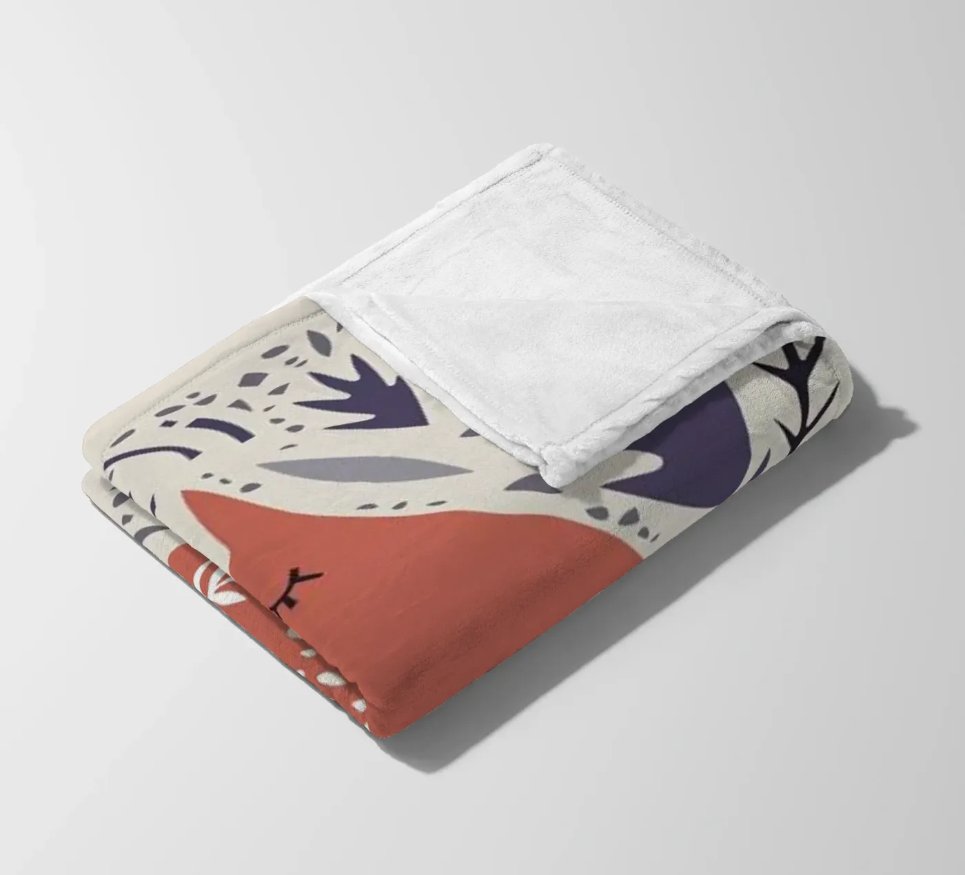 Hibernating Fox fleecedeken van Little Flourishes