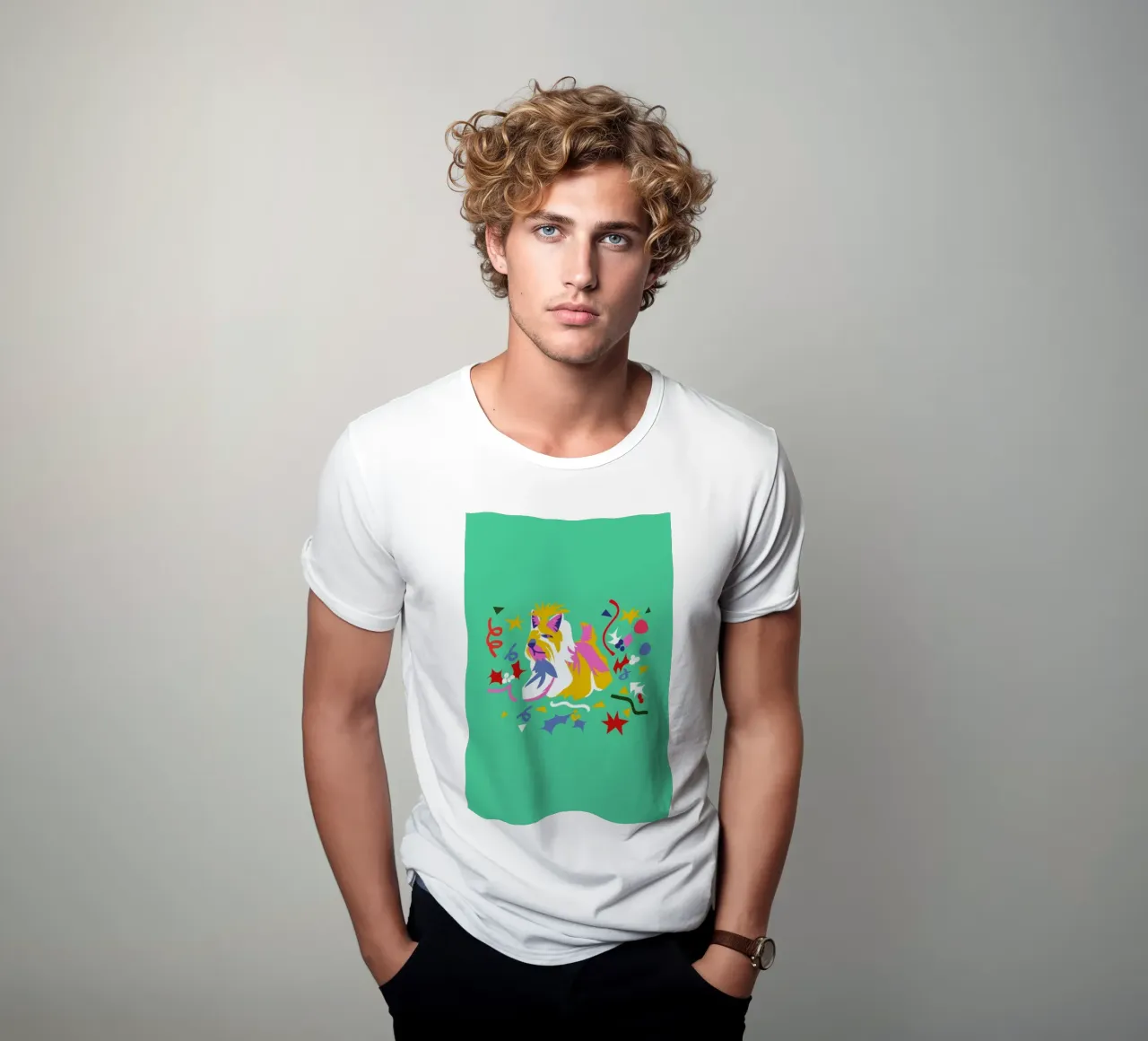 Merry Yorkie t-shirt da Mariery Young