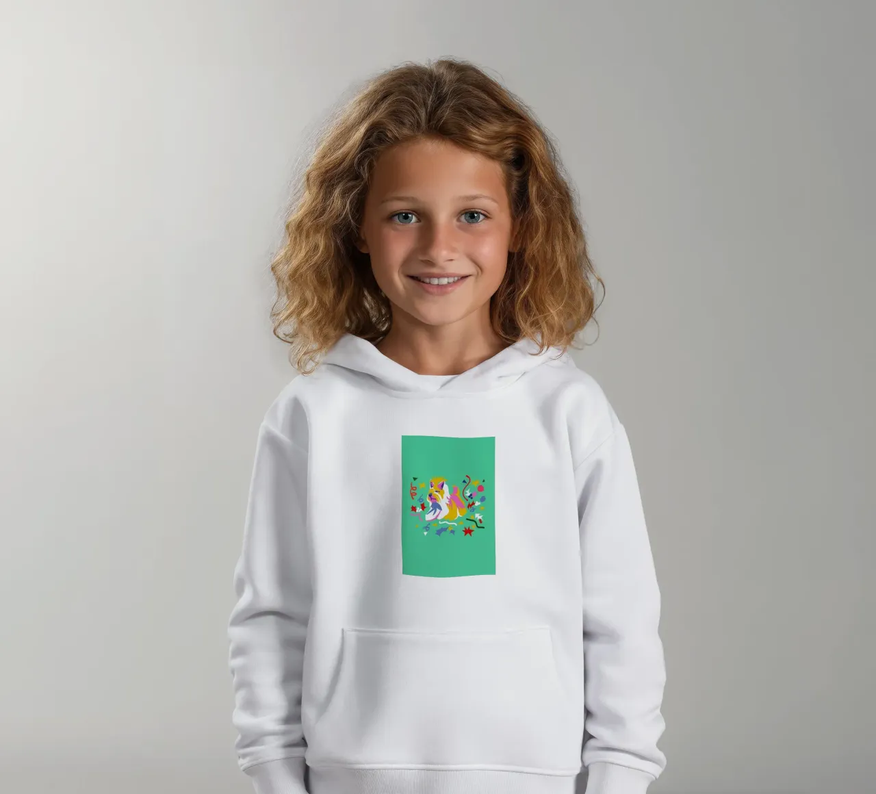 Merry Yorkie felpa bambino con cappuccio da Mariery Young