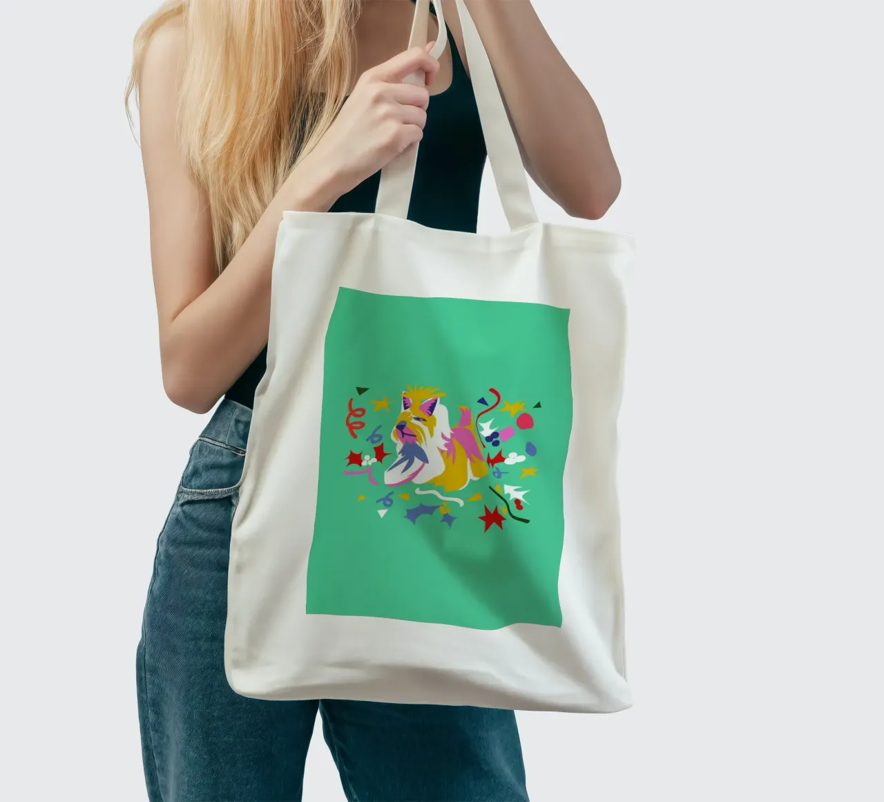 Merry Yorkie borsa in juta da Mariery Young