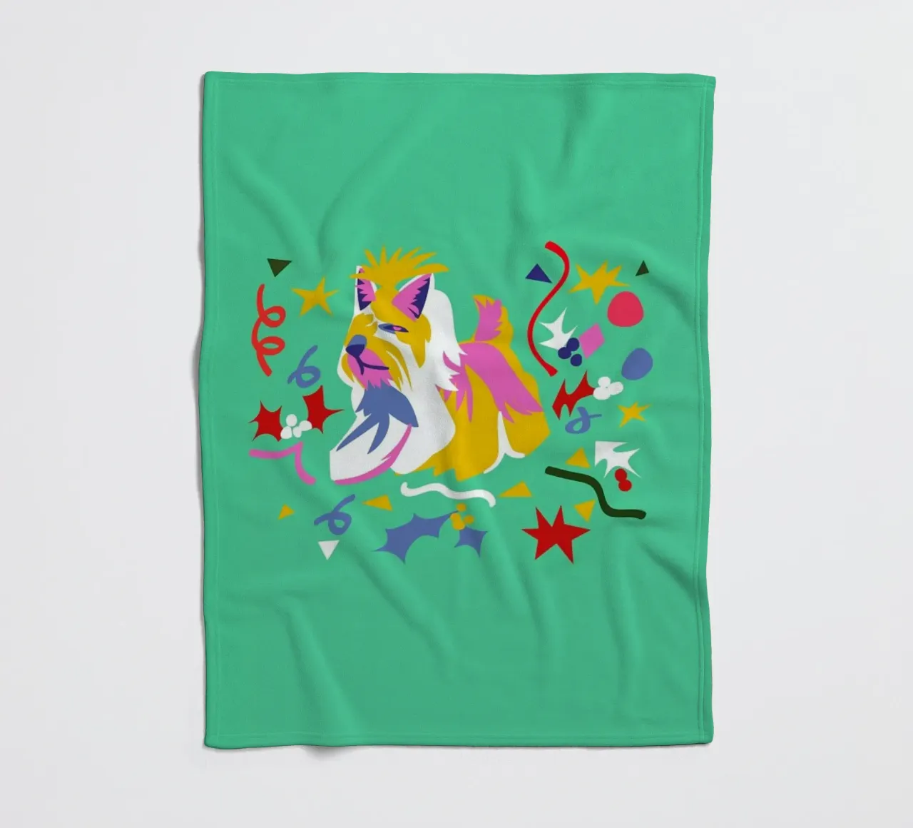 Merry Yorkie coperta in pile da Mariery Young