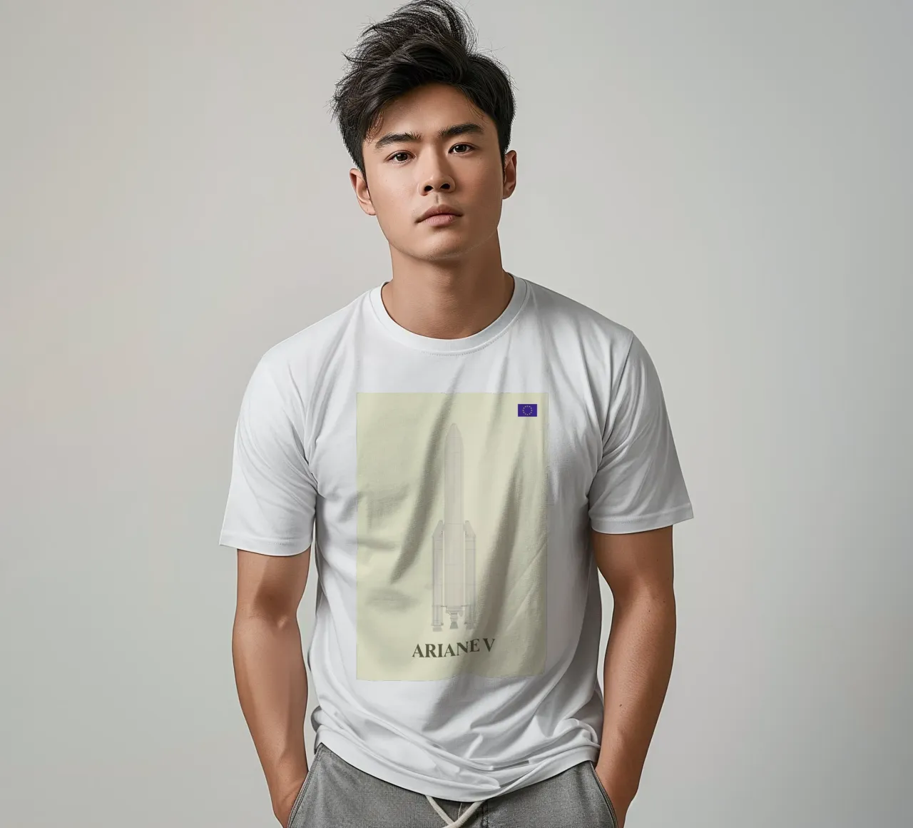 Ariane V V2 04 t-shirt da Marc Schulthess