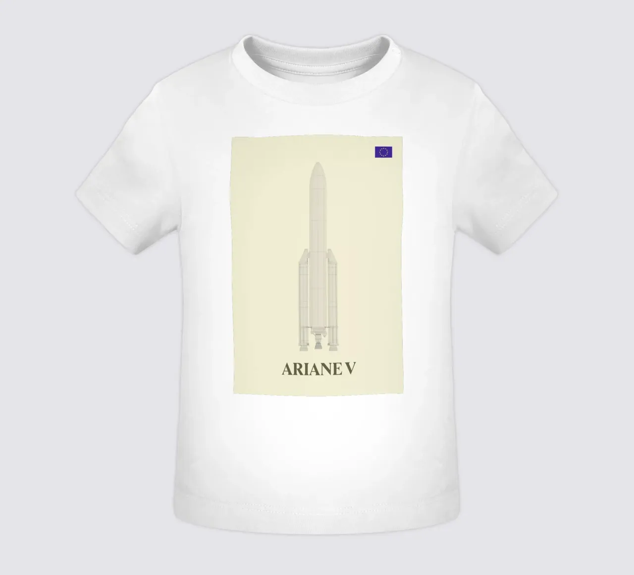 Ariane V V2 04 maglietta neonato da Marc Schulthess