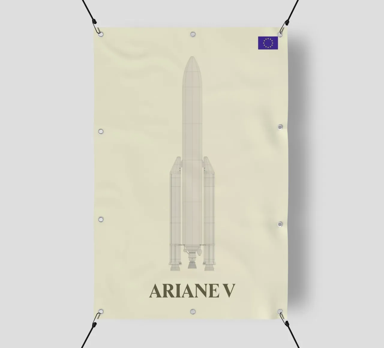 Ariane V V2 04 telo in pvc da Marc Schulthess