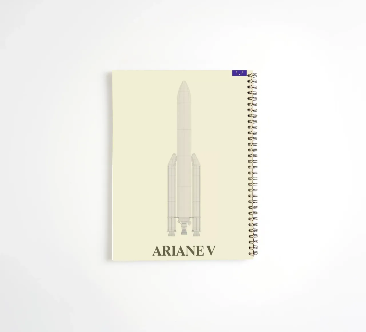 Ariane V V2 04 spiral notebook by Marc Schulthess