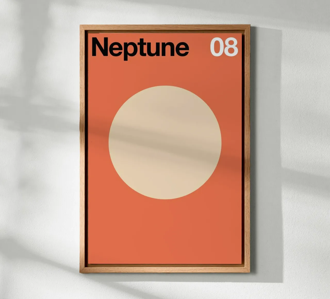 Neptune 08 tela con Cornice a cassetta da Florent Bodart