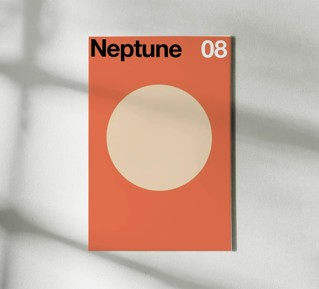 Neptune 08 tela con Cornice a cassetta da Florent Bodart