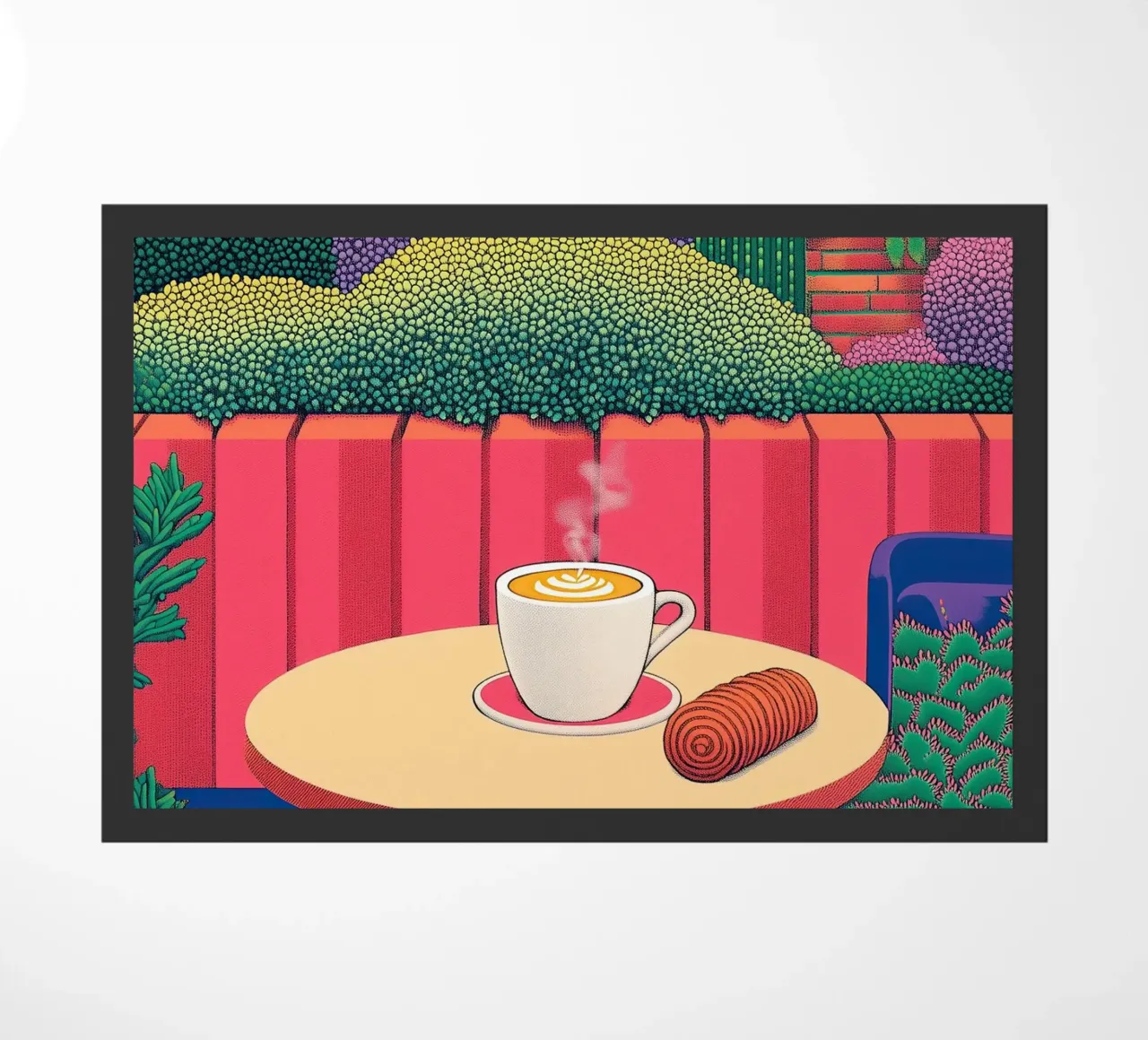 Cannella e caffè - Poster della cucina del caffè botanico zerbino da Kaji