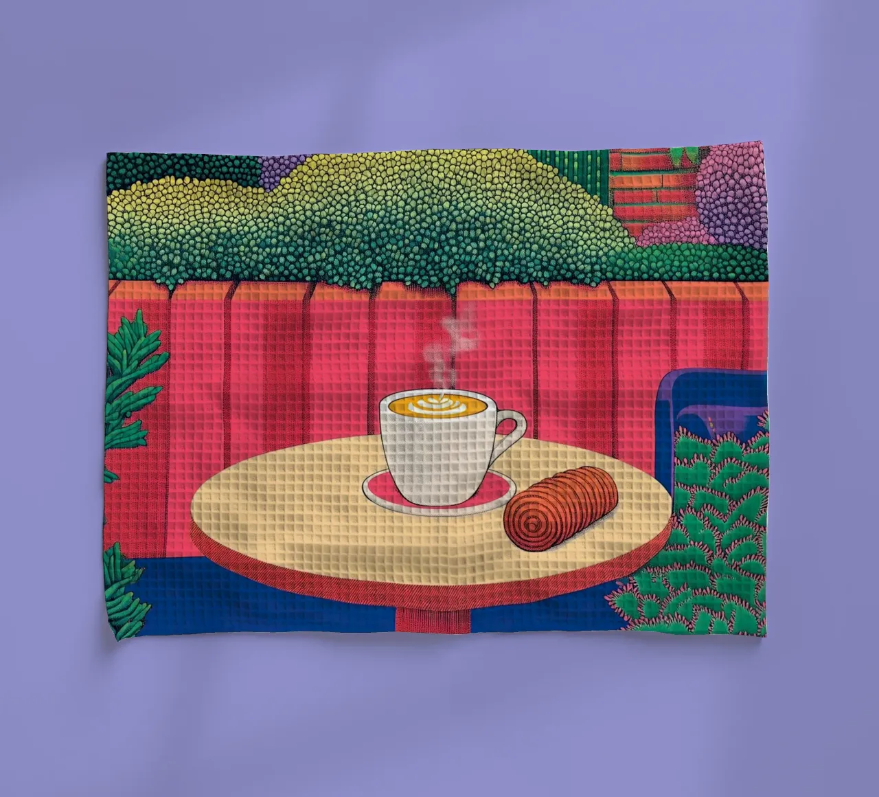 Cannella e caffè - Poster della cucina del caffè botanico canovaccio da cucina da Kaji