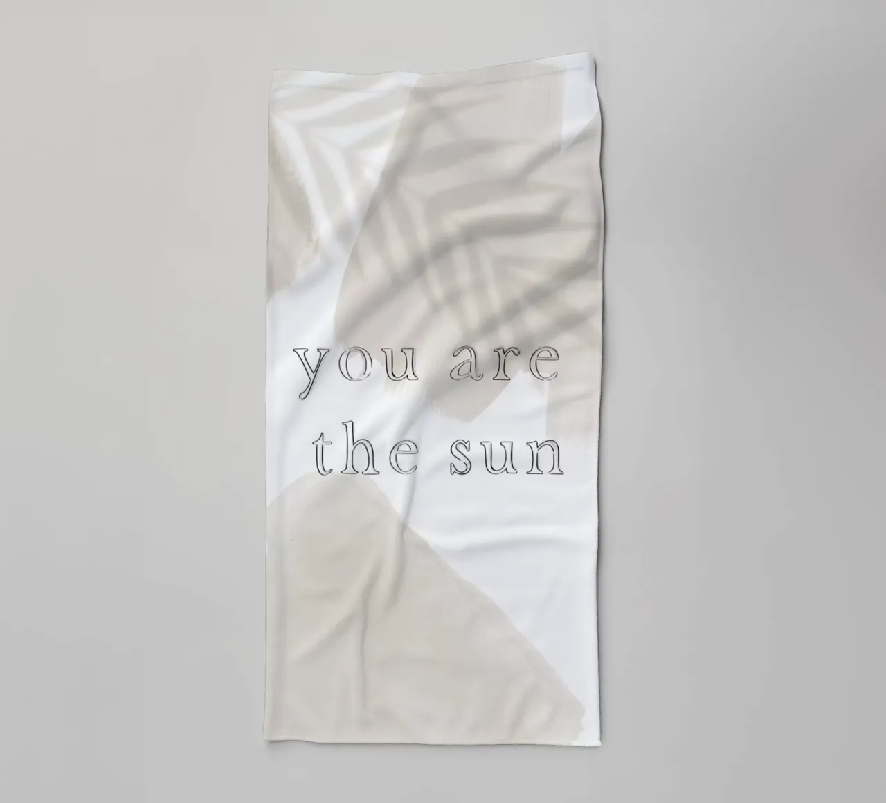 You are The Sun towel by KRUTH DESIGN