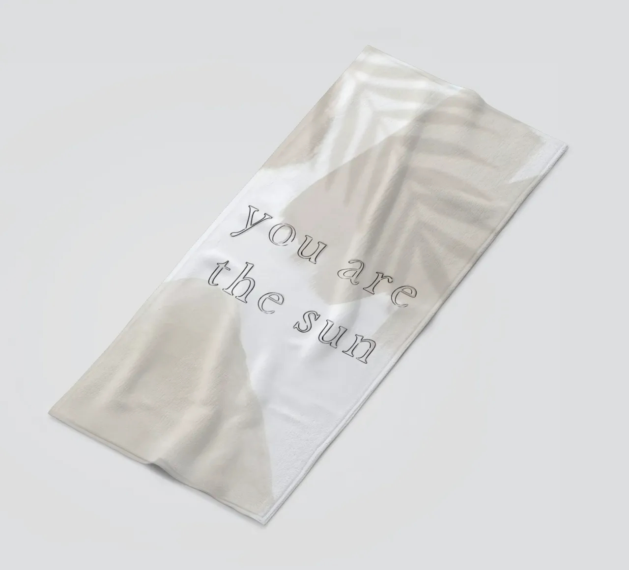 You are The Sun beach towel by KRUTH DESIGN