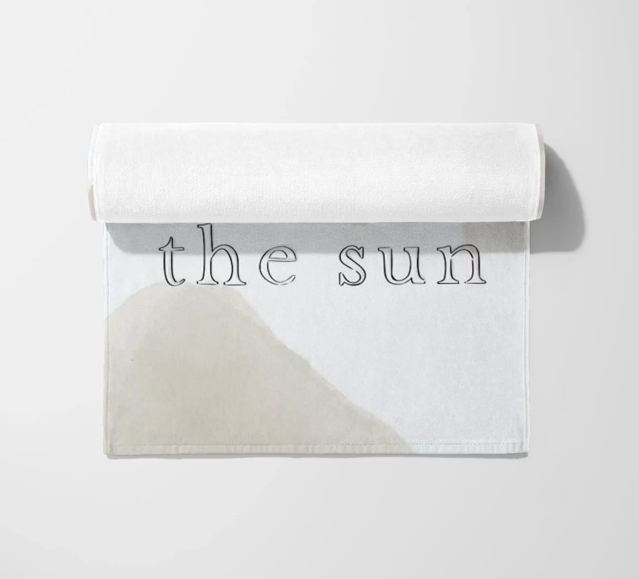 You are The Sun beach towel by KRUTH DESIGN