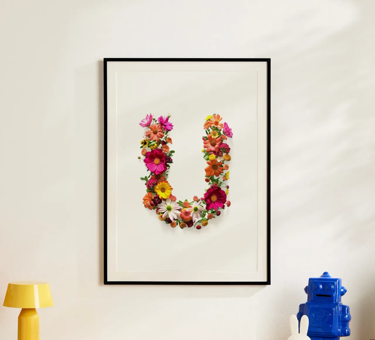 Blumenbuchstabe U Hahnemühle von My Tiny Home