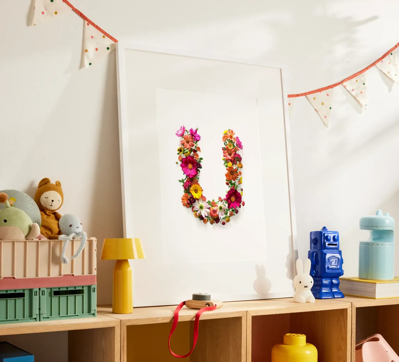 Blumenbuchstabe U Hahnemühle von My Tiny Home