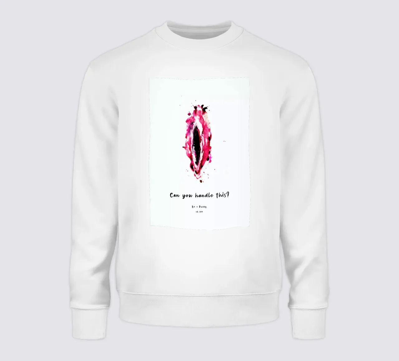 Vulva Painting Don't Be a Lady II felpa da Verena Bonath | 21st aesthetics