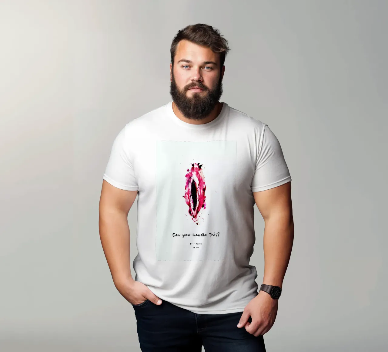 Vulva Painting Don't Be a Lady II t-shirt da Verena Bonath | 21st aesthetics