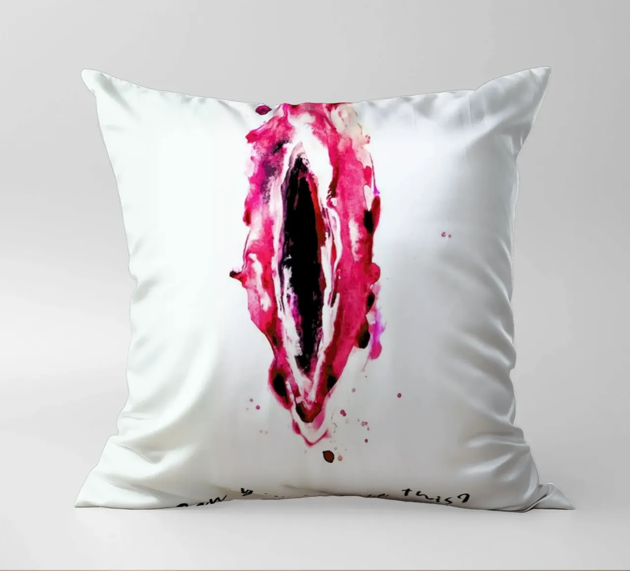 Vulva Painting Don't Be a Lady II cuscino da Verena Bonath | 21st aesthetics